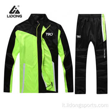 Set da donna da uomo che addestrava la tuta e i jogger set